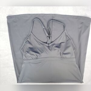 Athleta Grey Outdoor Workout Racerback Dress Size M #4‎
